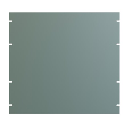 Hammond 10U FLAT ALUMINUM RACK Panel PBPA19017GY2
